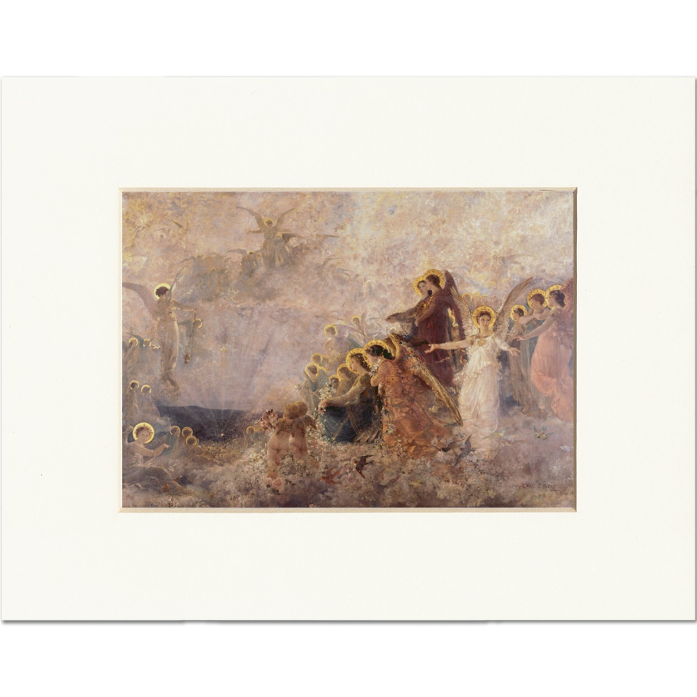 Carl Gutherz “Light of the Incarnation” 8x10 Matte Print