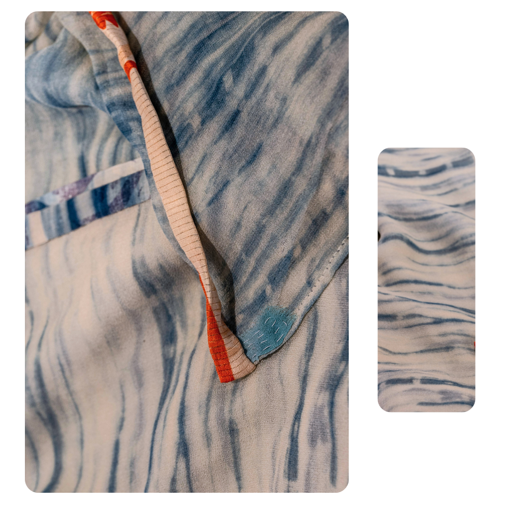 C Tie Dye Organza