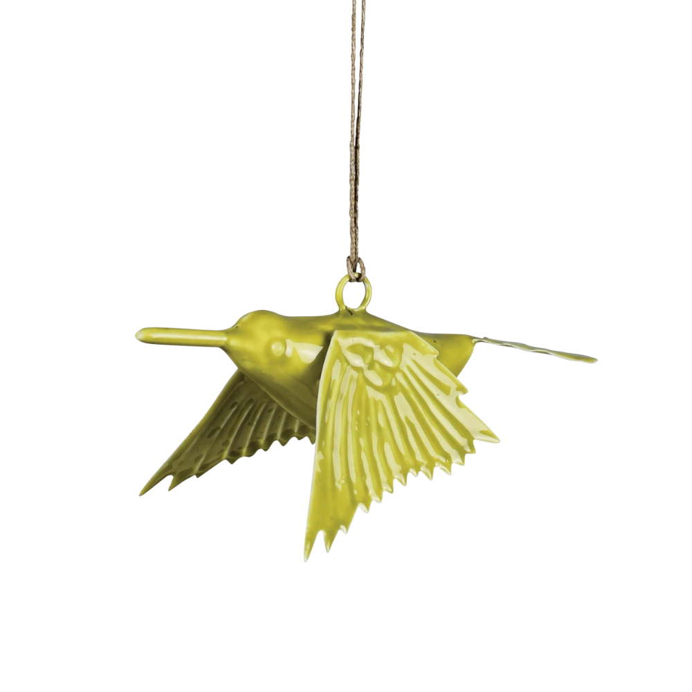 Enamel Hummingbird Ornament