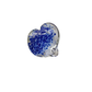 C Glass Heart Paper Weight