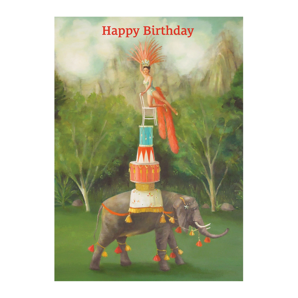 Balancing Act Birthday Hester & Cook Card