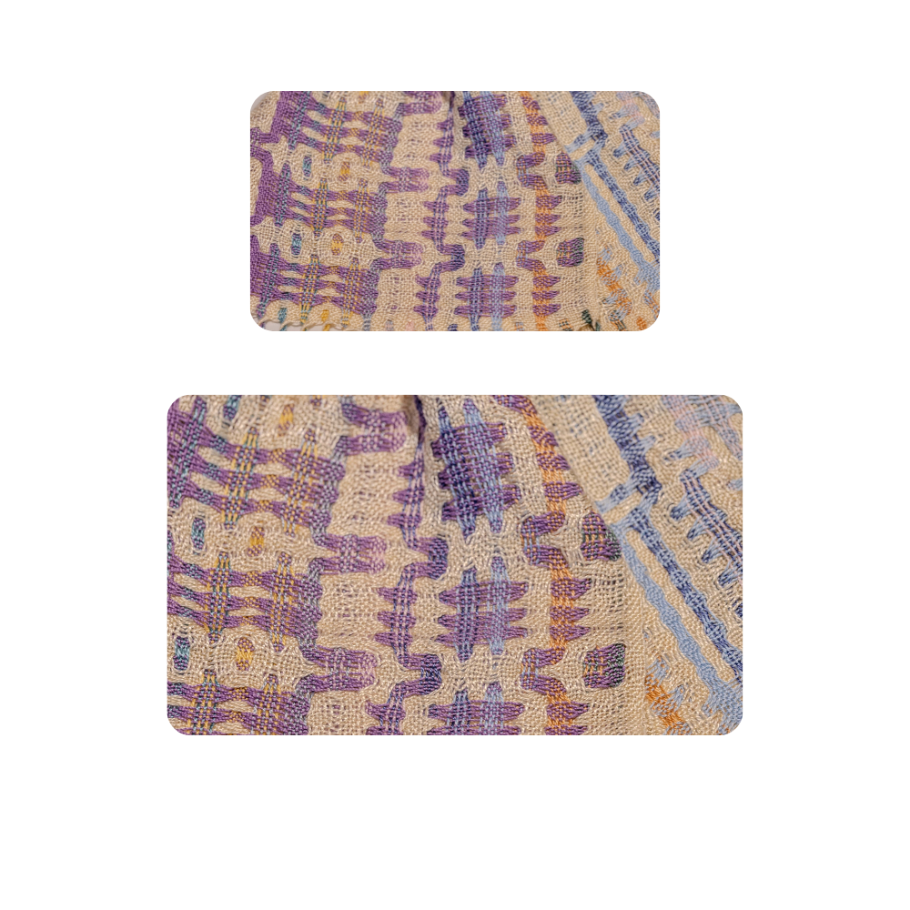 C Double Weave Ecru Warp